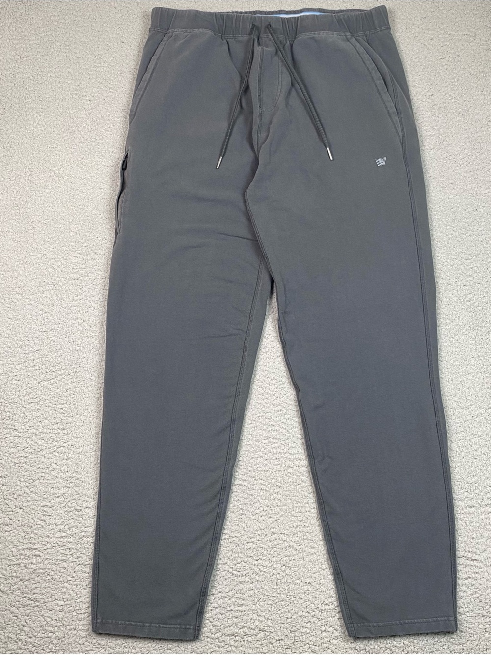 Mack Weldon Ace Jogger Pants Mens Size XL Gray Sweatpants Drawstring Stretch